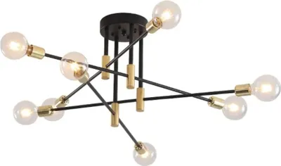 Produktbild von tooLight Pendellampe App733-8C Gold 8-Lichtquelle E27 70X70X37Cm