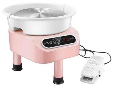 Productafbeelding van Draaibank Keramiek - Pottenbakkersschijf - Boetseerschijf - Pottenbakkersmachine - Keramiekschijf - 350W Motor