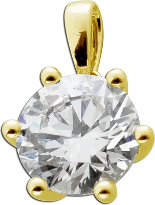 Produktbild von Solitär Anhänger 2.00ct Gelbgold 585 14K Lab Grown Diamond IGI Zertifikat