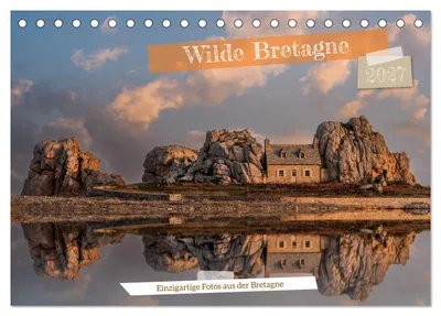 Produktbild von Wilde Bretagne (Tischkalender 2027 DIN A5 quer), CALVENDO Monatskalender