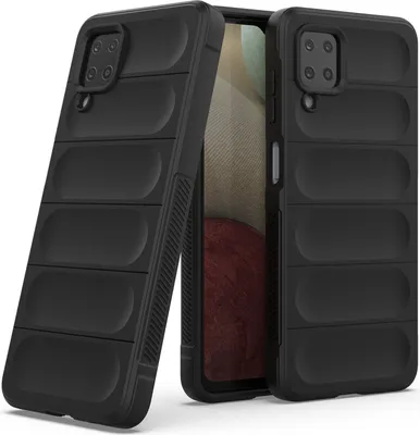 Produktbild von Samsung A12 Hülle, Weich TPU Silikon Stossfest Anti-rutsch Schutzhülle für Samsung Galaxy A12 5G Schwarz