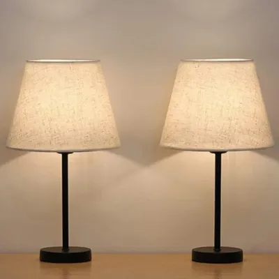 Image de Opviq, AYD - 2570, lampes de table, crème, PVC, 22 x 22 x 36 cm