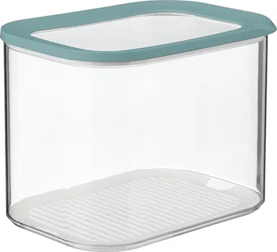 Produktbild von Mepal Transparente Vorratsdosen mit Deckel XL - Lebensmittelbehälter Rechteckige - Küchenorganizer & Aufbewahrungsbox aus Kunststoff - Vorratsbehälter Luftdicht & Stapelbar - 4500 ml - Nordic Green