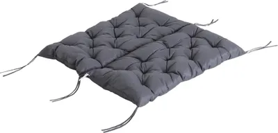 Produktbild von Fortuna Lai Sitzkissen Gartenbank Auflage 100 x 98 x 8 cm, Polster aus Baumwolle in Dunkelgrau, bequem & wetterfest