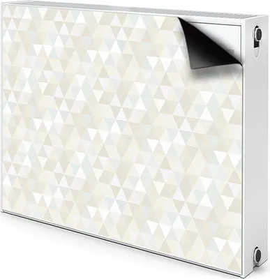Produktbild von Magnet Radiator Magnet Mat Heizkörper Heizung Verkleidung Abdeckung 110x60 cm  - Muster, Dreiecke