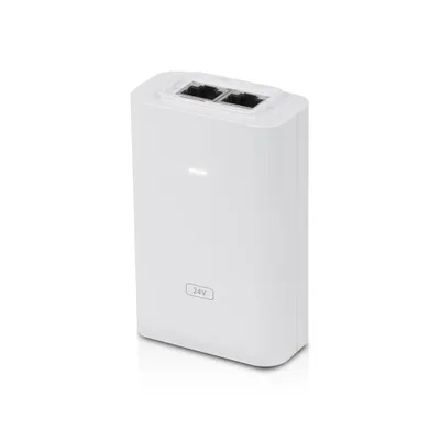 Produktbild von Ubiquiti POE-24-24W, Schnelles Ethernet, 10,100 Mbit/s, 24 V, 90 - 260 V, 47 - 63 Hz, 1 A