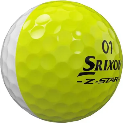 Image de Srixon Z-Star Divide Blanc/Jaune Standard Offre 12 Balles de Golf