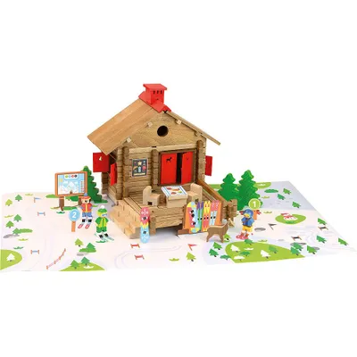 Produktbild von Jeujura 120-teiliges Holzset Skigebiet