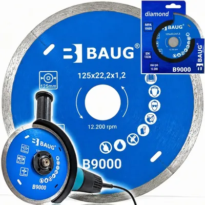 Produktbild von Baug Diamanttrennscheibe für Fliesen und Stein 125mm