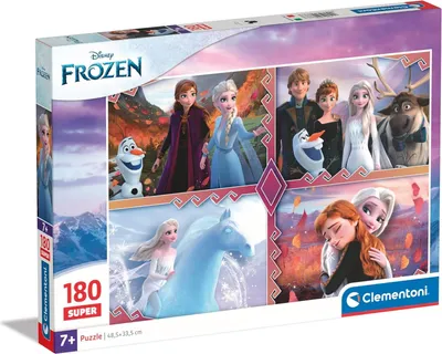 Zdjęcie produktu dla Clementoni Puzzle 180 elementw Super Frozen 29786