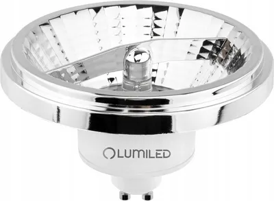 Zdjęcie produktu dla 10x Żarówka LED GU10 Reflektor ES111 15W = 100W 1521lm 3000K Ciepła 24° Ściemnialna Srebrna LUMILED