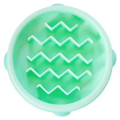 Produktbild von Outward Hound Anti-Schling-Napf für Hunde Slo Bowl Wave XS Minze