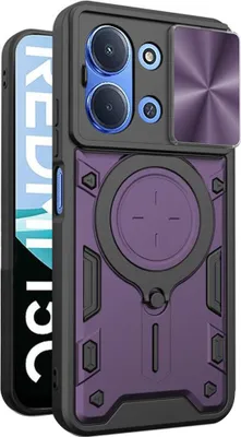 Obrázok produktu pre Techsuit - CamGuard Pro odolné puzdro s krytom fotoaparátu pre Xiaomi Redmi 15C 4G / Redmi 15C 5G - fialové