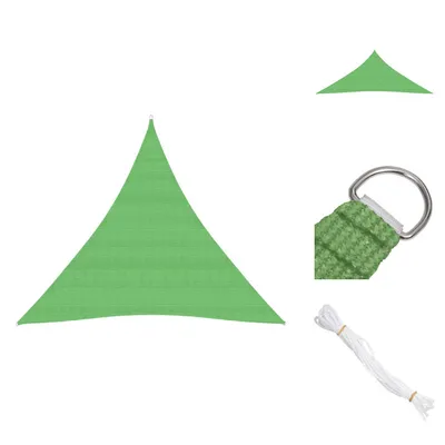 Obrázek produktu pro vidaXL Markýza 160 g/m² Světle zelená 3,6x3,6x3,6 m HDPE - Slunečníky a sluneční clony