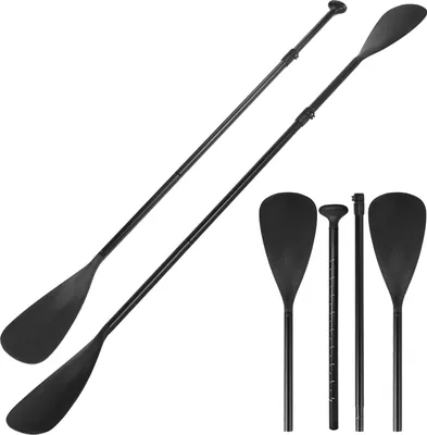 Produktbild von Wiosło SUP, wiosło kajakowe, deska do wiosłowania na stojąco, uchwyt T, 160-223 cm/5,2-7,3 stopy (wiosło SUP), 225 cm/7,4 stopy (wiosło kajakowe), opakowanie 4 szt