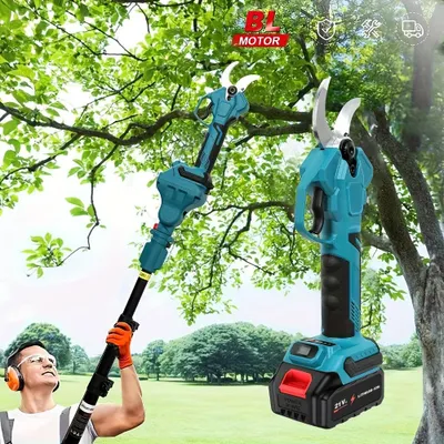 Image de Sécateur électrique - Sécateur sans fil - Ébrancheur - Cisaille de jardin - Batterie lithium-ion 18V