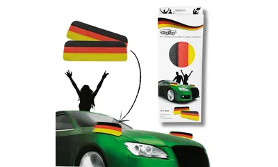 Produktbild von Styropor-Auto-Flaggen 2er Set | Deutschland