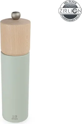 Produktbild von PEUGEOT Salzmühle BOREAL 21cm Zirkonia-Mahlwerk Buchenholz Salbeigrün