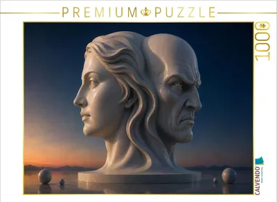 Produktbild von CALVENDO Puzzle Der Januskopf | 1000 Teile Lege-Größe 64 × 48 cm Foto-Puzzle für glückliche Stunden