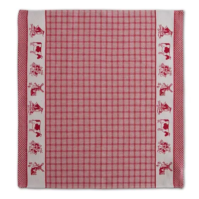 Produktbild von Ddddd Geschirrtuch Dutchie Rot 60x65cm 6 Stk