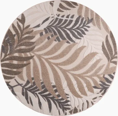 Produktbild von Teppich FLORAL 9022 CREAM 120x120 RUND
