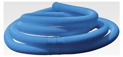 Produktbild von Poolschlauch 38mm für Schwimmbad, Solar und Teich, blau