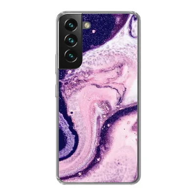 Produktbild von MuchoWow® Handyhülle Schutzhülle Hülle für Samsung Galaxy S22 Marmor - Glitzer - Chic Silikon Softcase Handy Hülle - Mobiltelefonhülle