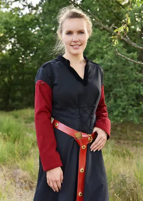 Produktbild von Mittelalterliche Ansteckärmel, separate Ärmel, rot - Paar - LARP Wikinger Kleidung Kostüm
