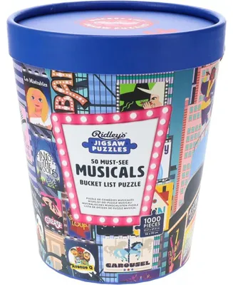 Obrázek produktu pro 50 muzikálů, které musíte vidět Bucket List 1000 dílků Puzzle