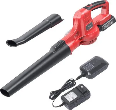 Immagine prodotto di Soffiatore elettrico con batteria al litio - 20 V, 190 km/h, ideale per foglie e neve