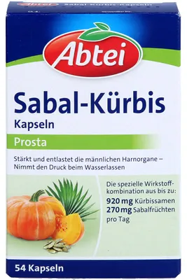 Obrázek produktu pro Abbey Sabal Pumpkin Capsules 54 kapslí