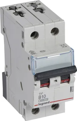 Immagine prodotto di Legrand TX3, Interruttore miniaturizzato, tipo B, IP20, 240 - 415 V