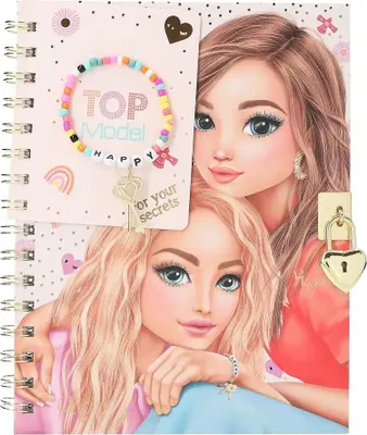 Produktbild von TopModel TOPModel Tagebuch mit Schloss und Armband
