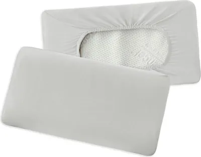 Produktbild von Traumschlaf Premium Interlock Jersey Universal Bezug für Nackenstützkissen ca. 40x60 cm - 40x80 cm silber