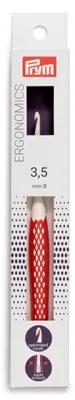 Productafbeelding van Prym ergonomische haaknaald voor wol, 16 cm lang, 3,5 mm diameter