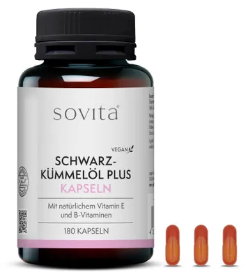 Produktbild von sovita Schwarzkümmelöl Plus Kapseln
