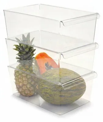 Immagine prodotto di Set 3 Organizer Frigo e Contenitori Salvaspazio Hemax