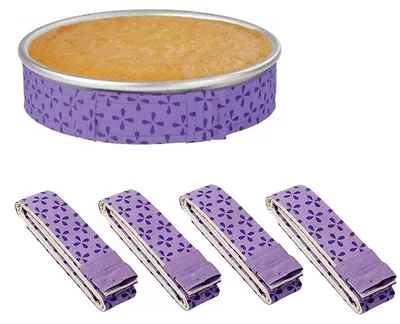 Obrázek produktu pro Pásky na formy na koláče pro rovnoměrné pečení, 4 kusy