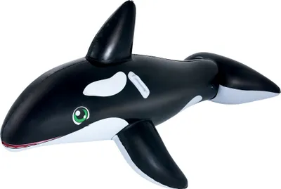 Image de Baleine gonflable avec poignées, 203 x 102 cm