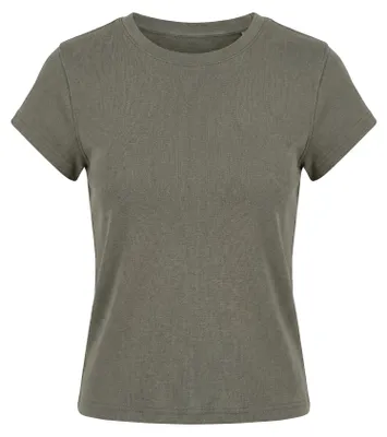 Image de SUPSLIM - T-shirt pour femmes, couleur gris, taille XS