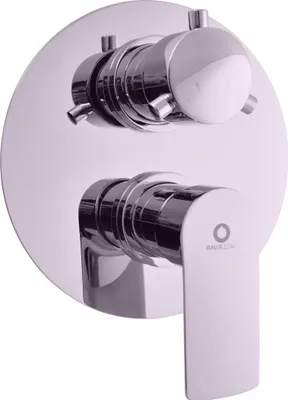 Image de VLTAVA - Mélangeur bain/douche avec mitigeur 2 voies avec corps, chromé VT486K, RAV Slezák