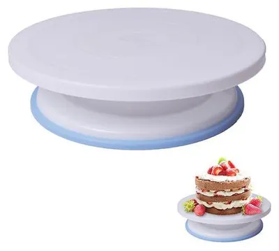 Produktbild von Drehteller zum Verzieren von Torten Tortenplatte 28 cm