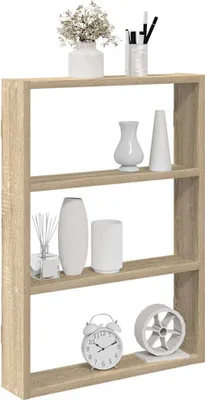 Produktbild von Möbel Wandregal Sonoma-Eiche 43x9x60 cm Holzwerkstoff - Wandregale 860051