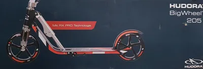 Immagine prodotto di Hudora 14724 Big Wheel Scooter RX 205, schw. / rot