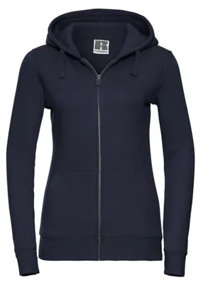 Produktbild von Russell - "Authentic" Hoodie mit durchgehendem Reißverschluss für Damen LT5323 (XL) (Dunkelblau)