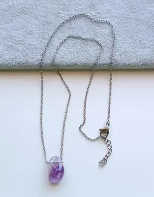 Image de Pierre d'améthyste violette Power Talisman Hit 45 + 5 cm