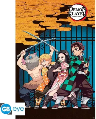 Produktbild von Demon Slayer  - Poster Maxi 91.5x61 - Group