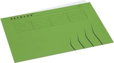 Produktbild von Jalema - Faltmappe A4 100 % Recyclingkarton 250gr grün | 25 Stück