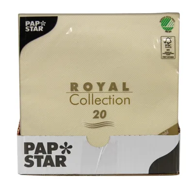 Produktbild von Papstar Servietten RC champagner