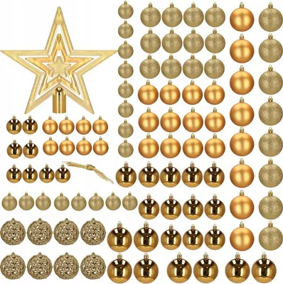 Produktbild von Christbaumkugel 100 Stück Christbaumspitze Kunstkugeln Ø 3 cm 4 cm 6 cm Baumschmuck Weihnachten